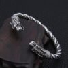 Bracelete Cabeça de Dragão de Aço Inoxidável. - Image 2
