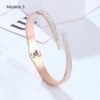 Bracelete de Aço Inoxidável com Zircônia - Image 3
