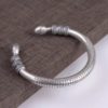 Bracelete de Prata 925 Mantra Budista - 7MM - Image 2