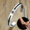 Bracelete Yoga de Aço Inoxidável