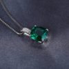 Conjunto de Jóias de Prata 925 com Esmeralda. - Image 3