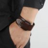 Pulseira Larga de Couro Genuíno - Image 2