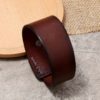 Pulseira Larga de Couro Genuíno - Image 3