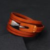 Pulseira Envoltório de Couro Genuíno - Image 3