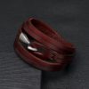 Pulseira Envoltório de Couro Genuíno - Image 2