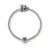 Pulseira Skull Crown de Prata 925