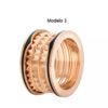 Anel ou Aliança de Prata 925 com Banho de Ouro 18k e Zircônias. - Image 3