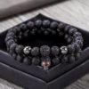 Conjunto de Pulseiras de Pedras Naturais