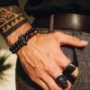 Conjunto de Pulseiras de Pedras Naturais