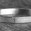 Bracelete de Aço Inoxidável 316l Com a Oração do Pai Nosso. - Image 2