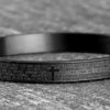 Bracelete de Aço Inoxidável 316l Com a Oração do Pai Nosso. - Image 4